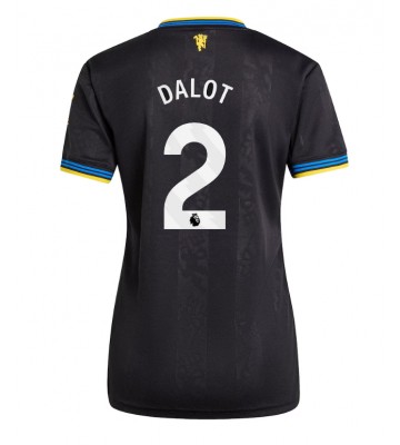 Manchester United Diogo Dalot #2 Replika Tredje Tröja Damer 2025-26 Kortärmad